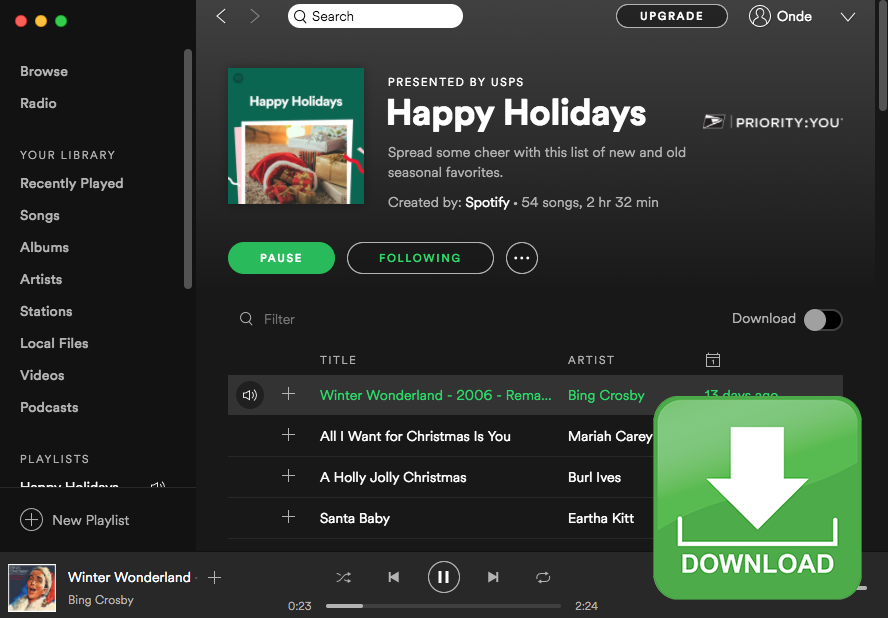 Download spotify using cellular phone